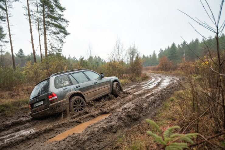 Вытягивание из кювета / грязи
